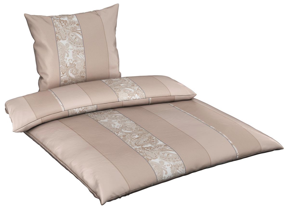 POŚCIEL ORNAMENT - beżowy, Design, tkanina (135/200cm) - Dieter Knoll