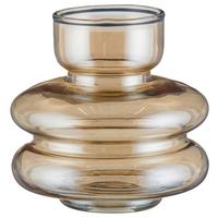 Dekovase Bloom I Goldfarben - Goldfarben, Konventionell, Glas (12/12/12cm) - Modern Living