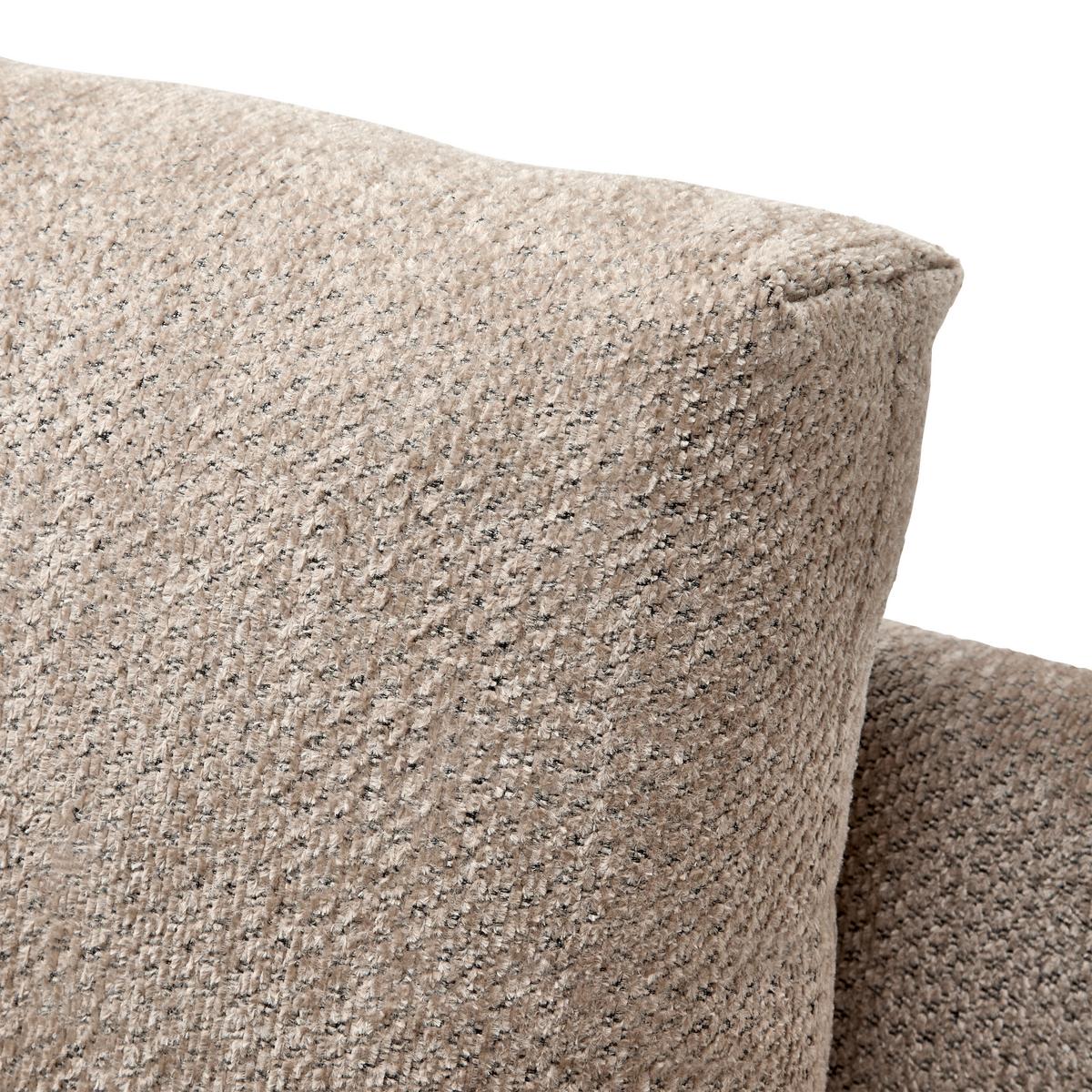 Wohnlandschaft Palermo Beige - Beige/Buchefarben, MODERN, Holz/Textil (203/69-94/306cm) - Mömax