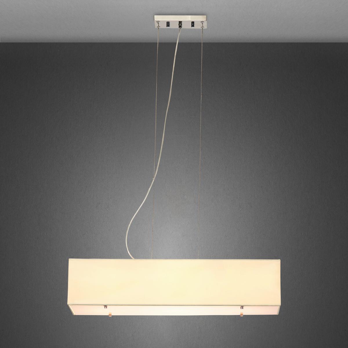 LAMPA WISZĄCA AGNETA - beżowy, Modern, metal/tkanina (72/22/160cm) - Bessagi Home
