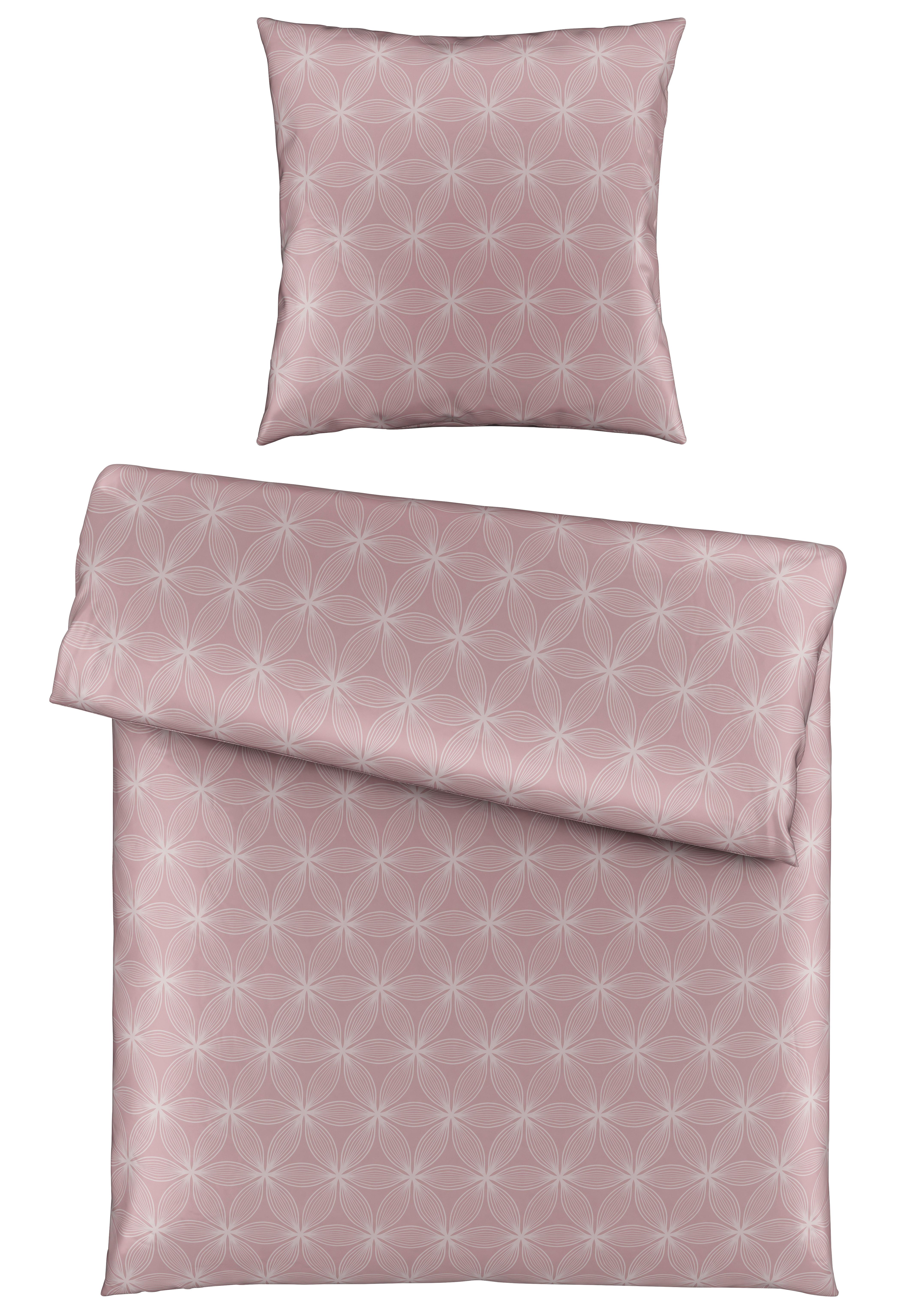 Bettwäsche Alex Design in Altrosa ca. 135x200cm - Altrosa, MODERN, Textil (135/200cm) - Premium Living