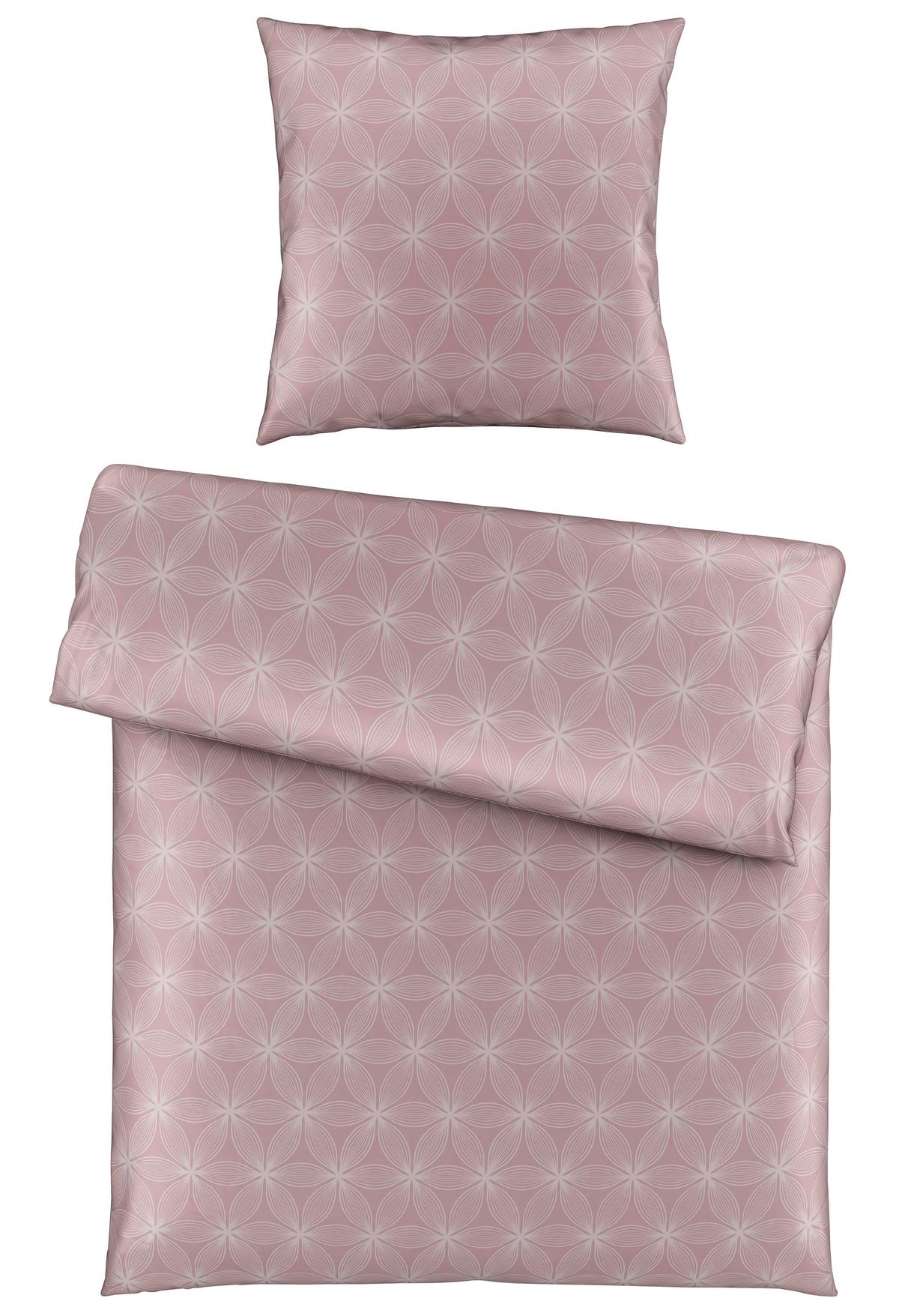 Bettwäsche Alex Design in Altrosa ca. 135x200cm - Altrosa, MODERN, Textil (135/200cm) - Premium Living