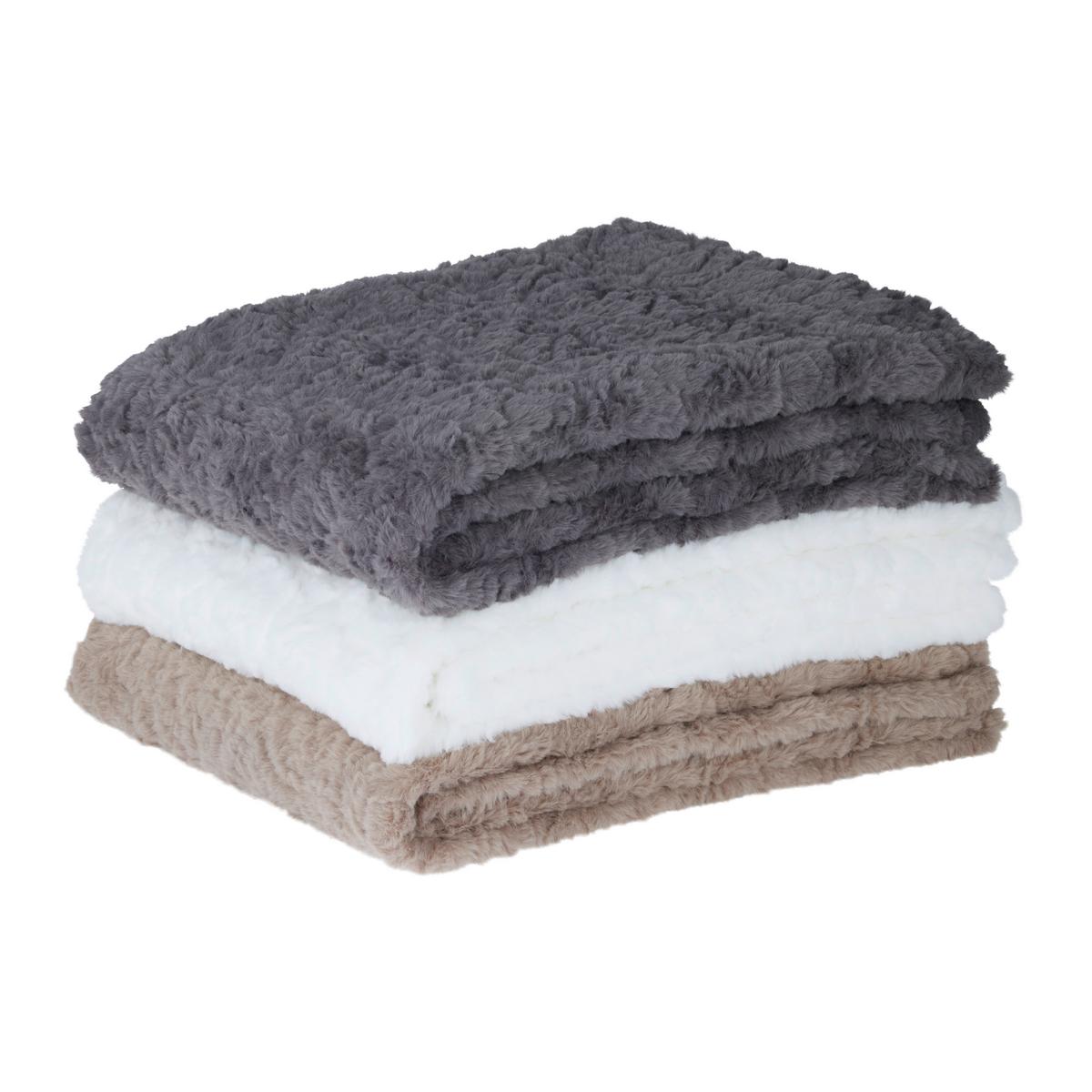Szőrmetakaró Rabbit Brushed 130/170 - világosbarna, textil (130/170cm) - Modern Living