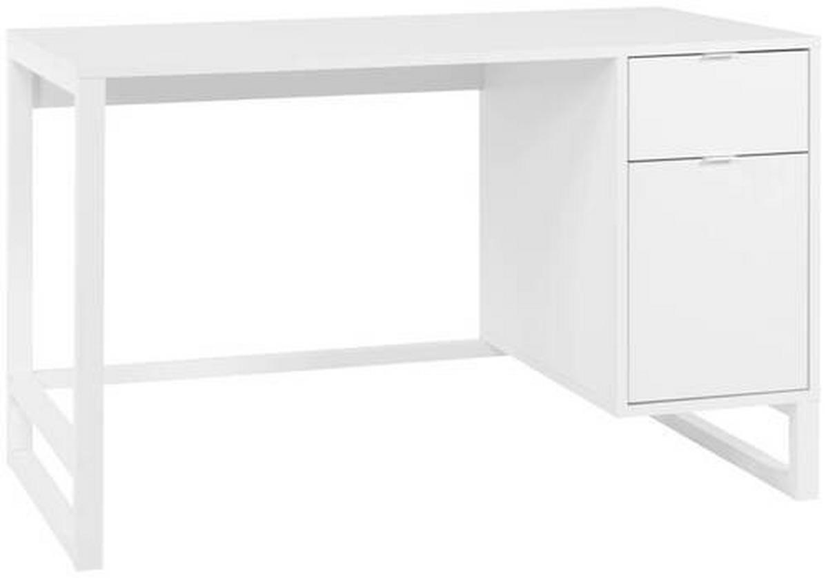 BIURKO SUMATRA 30A - biały, Basics, materiał drewnopochodny/tworzywo sztuczne (120/65/75cm) - MID.YOU