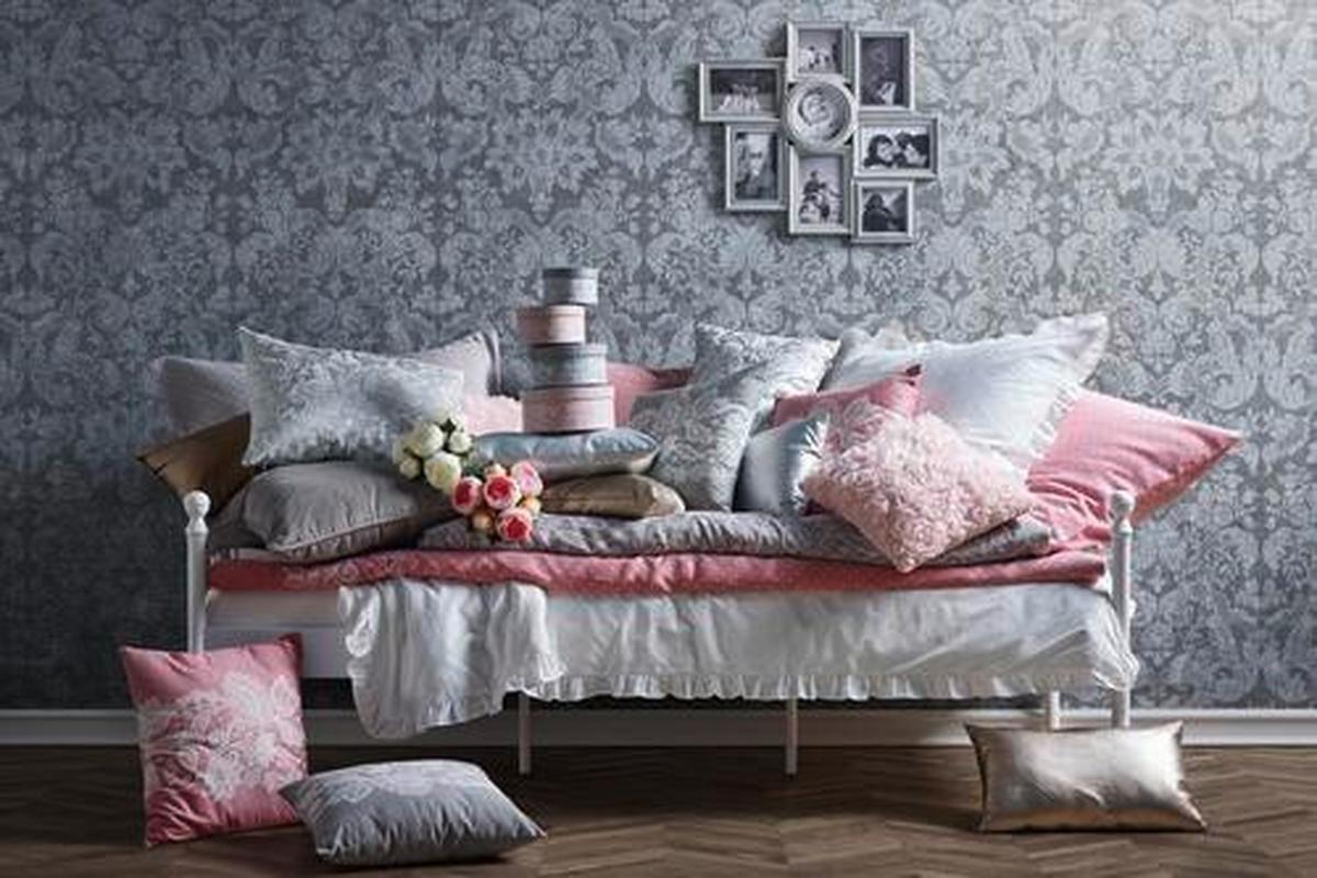 Bett in Weiss ca. 90x200cm - Weiss, Romantik / Landhaus, Metall (90/200cm) - Zandiara