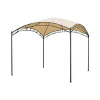 Pavillon Hudson Beige - Beige, MODERN, Kunststoff (295/279/295cm) - Gardenson