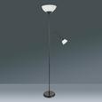 Stehleuchte Vanessa, max. 60 Watt - Schwarz/Weiß, KONVENTIONELL, Kunststoff/Metall (28/175cm) - Based Stehleuchte Vanessa, max. 60 Watt - Schwarz/Weiß, KONVENTIONELL, Kunststoff/Metall (28/175cm) - Based