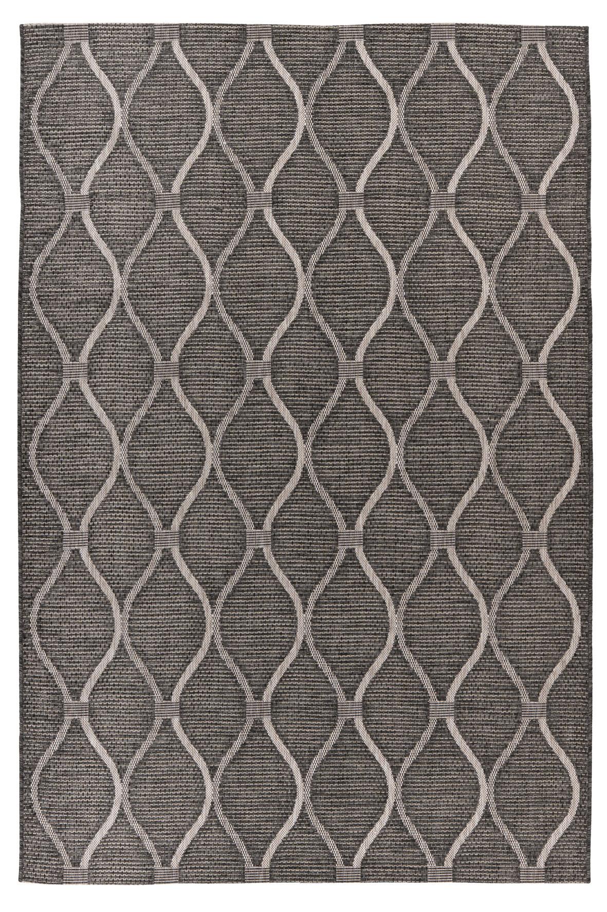 Flachwebeteppich My Nordic 871 - Grau, Design, Textil (120/170cm)