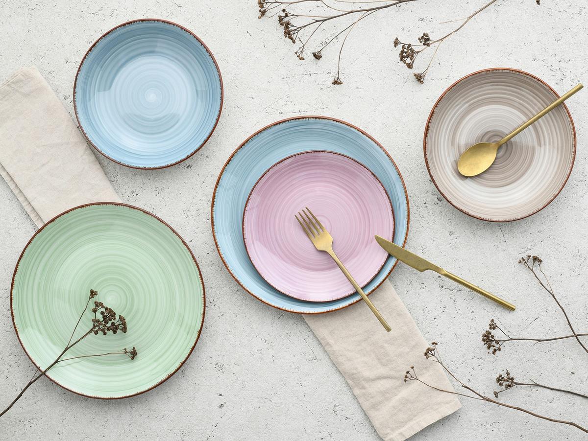 Jedilni Servis Samba, 12-Delni - večbarvno, Basics, keramika - Creatable