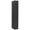 Apothekerschrank TURIN VS30, schwarz - Schwarz, MODERN, Holzwerkstoff/Metall (30/211/57cm)