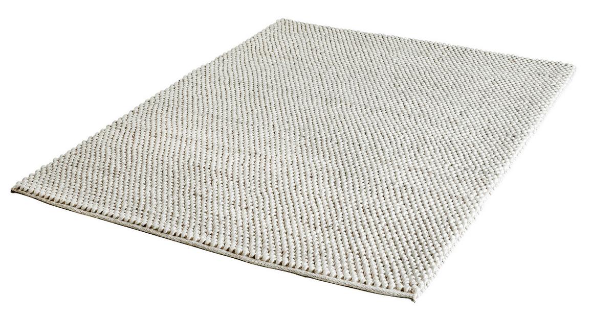 Handwebteppich My Loft - Creme, Konventionell, Textil (80/150cm) - Linea Natura