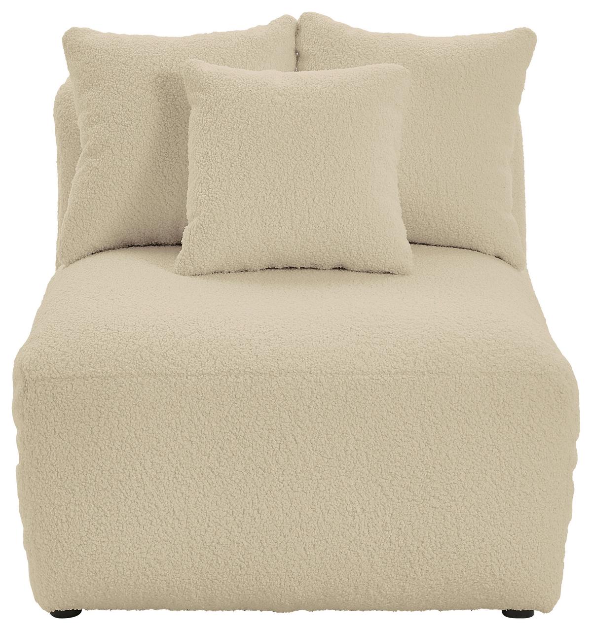 Modul Sofaelement Bloom Beige - Beige, Trend, Textil (85/70/122cm) - Livetastic