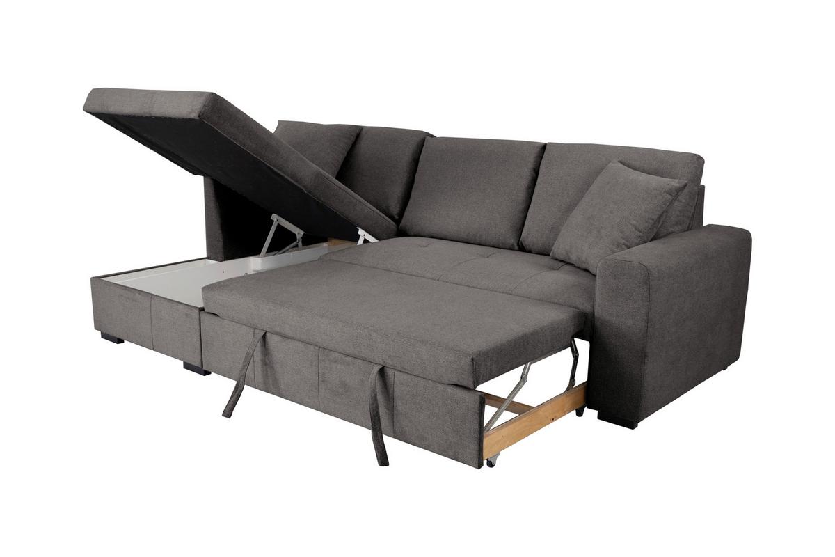 Coltar LUKAS - gri închis, Trend, textil (158/239cm)