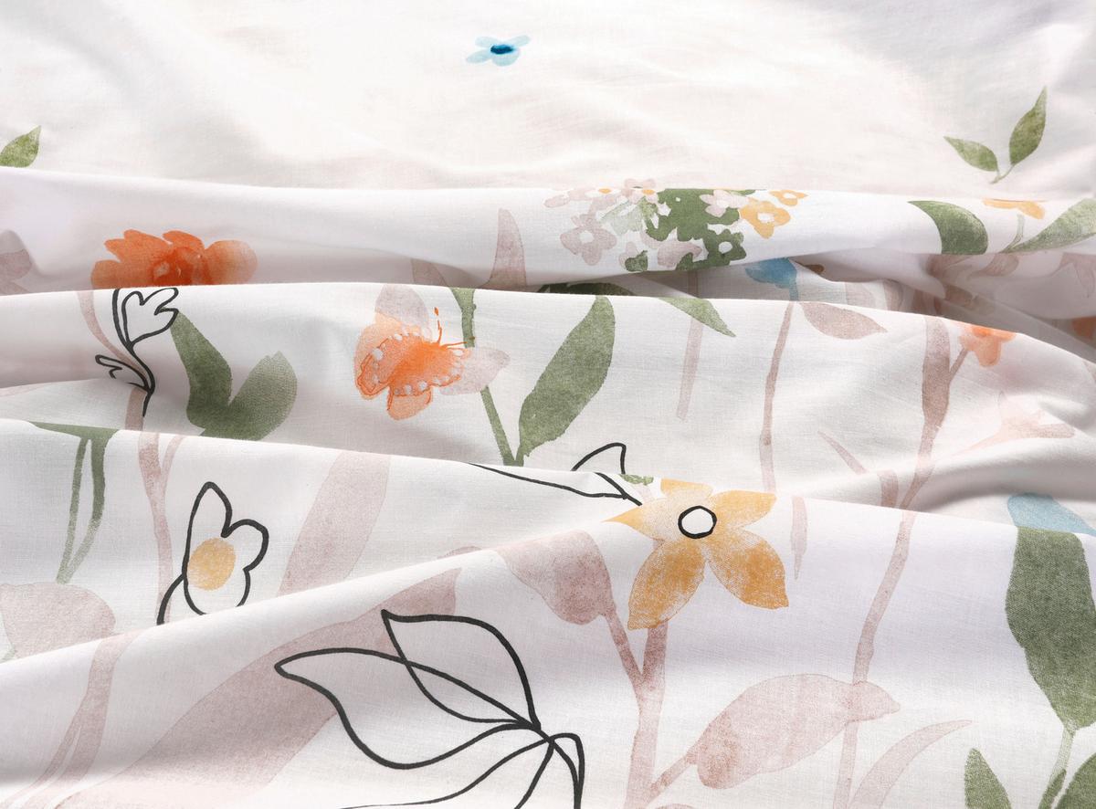 Bettwäsche Anne Multicolor ca. 140x200cm - Multicolor, KONVENTIONELL, Textil (140/200cm) - Mömax