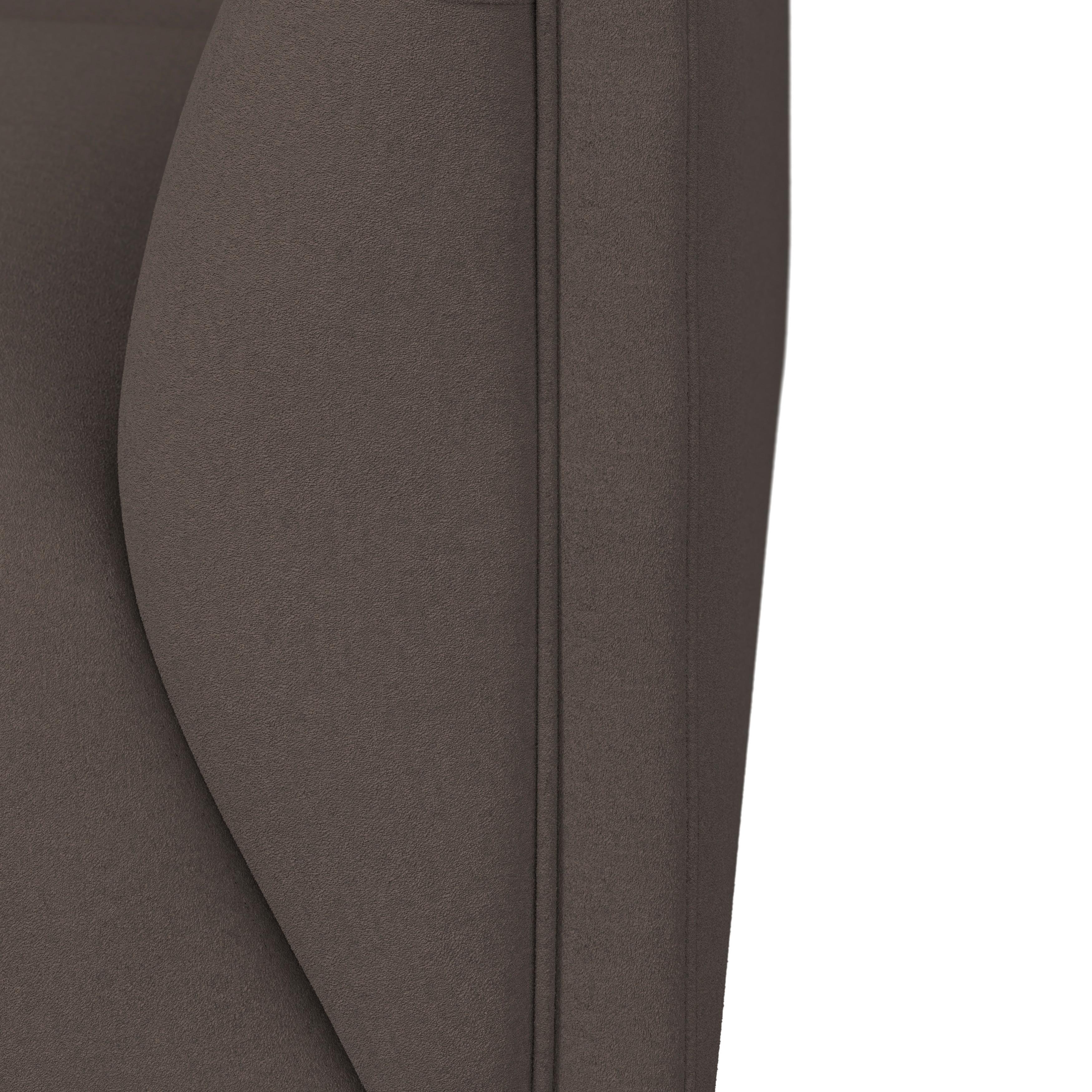 SOFFA HEVI - svart/mocca, Modern, trä/textil (197/73/86cm) - Bessagi Home