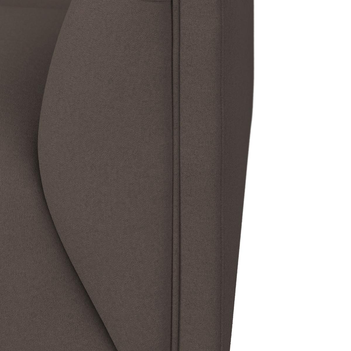 Zofa Hevi, Rjava - črna/mocha rjava, Moderno, umetna masa/tekstil (197/73/86cm) - Bessagi Home