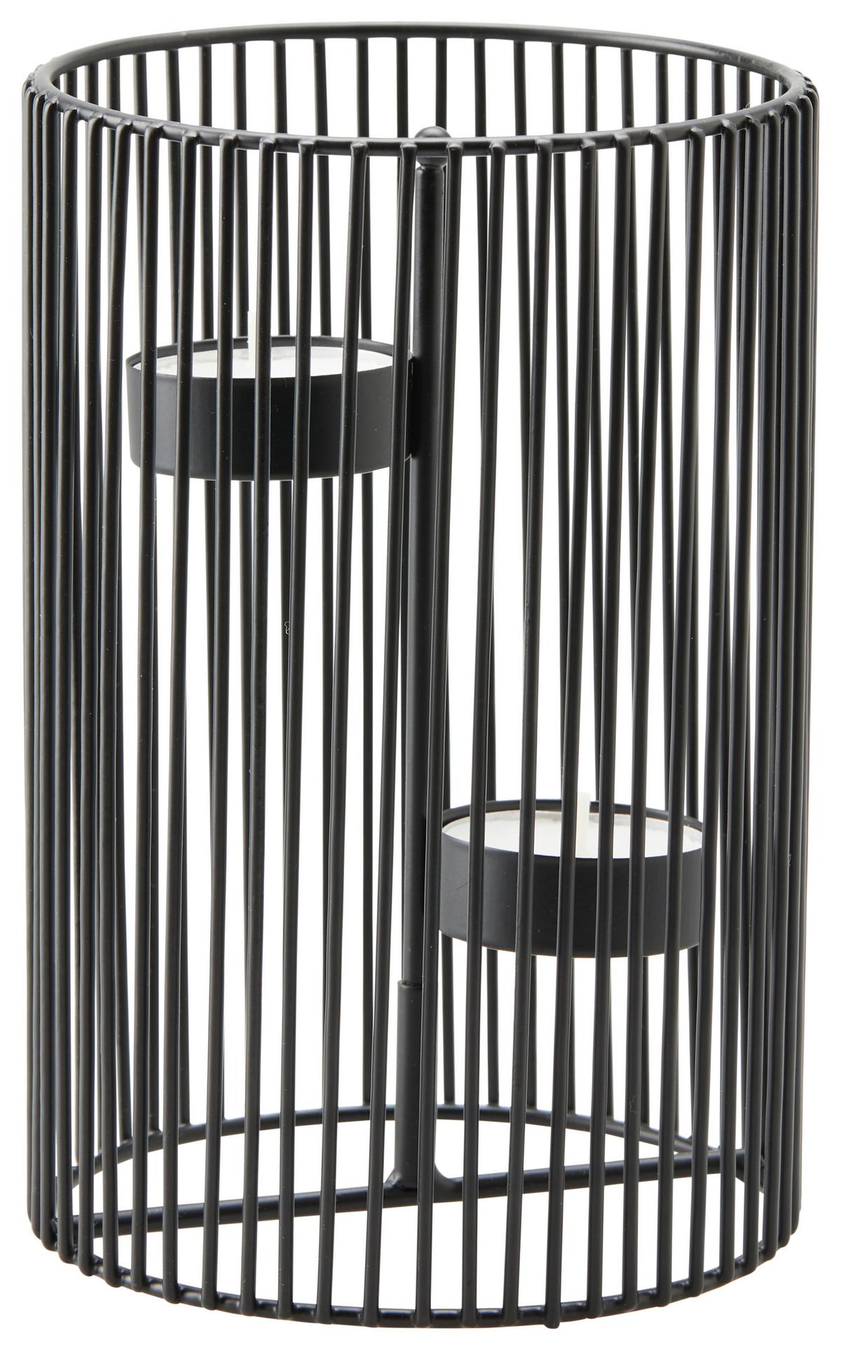 Gyertyatartó Thea - S - fekete, Basics, fém (11/17cm) - Modern Living