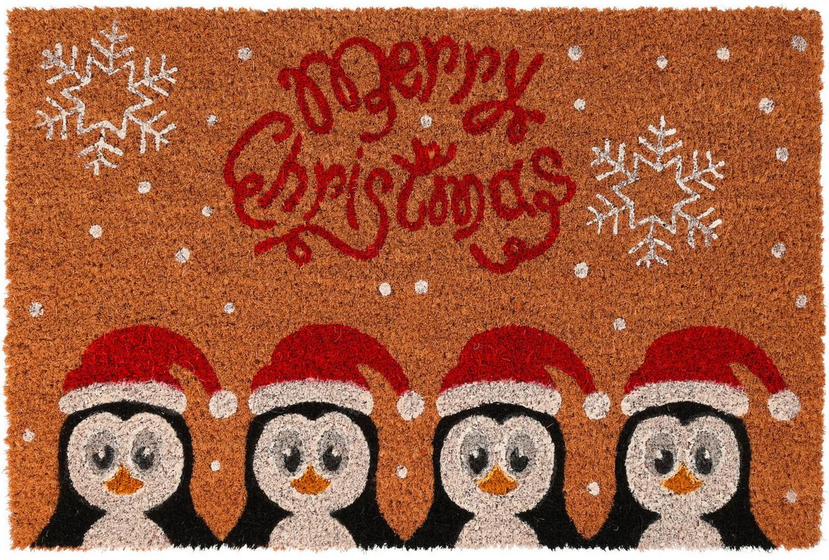 Lábtörlő Xmas 39/59 - természetes anyagok (39/59cm)