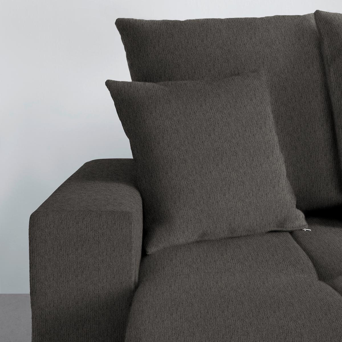 Ecksofa Alatri Anthrazit - Anthrazit/Schwarz, MODERN, Kunststoff/Textil (289/90/176cm) - Based