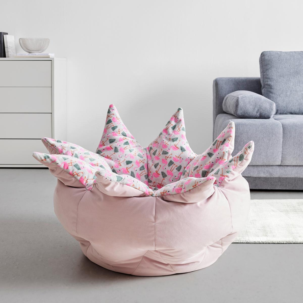 Dječja Fotelja Flamingo - pink/bijela, tekstil (85/60cm) - Mömax