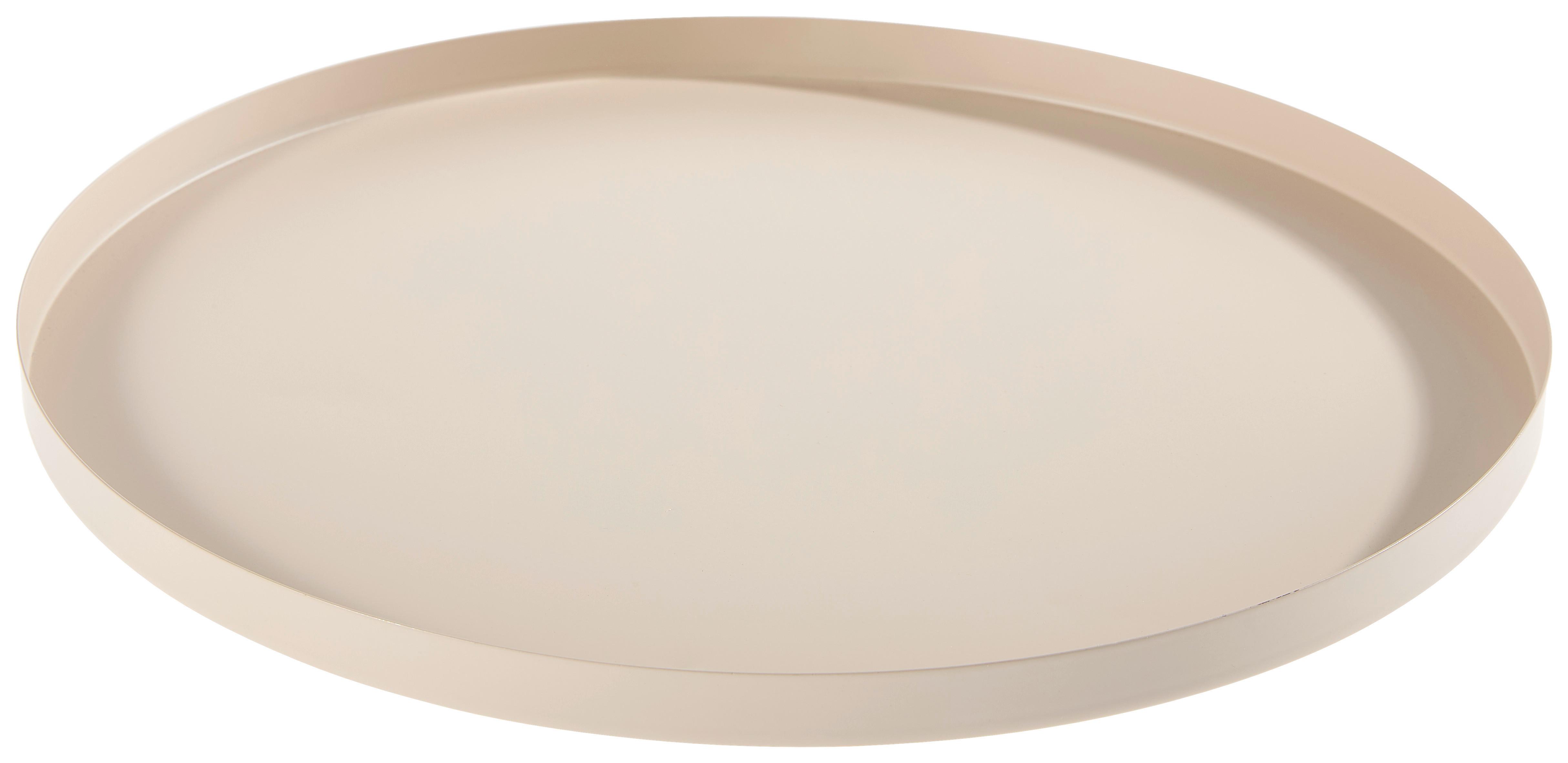 PATERA DEKORACYJNA CH-32128-40 BEIGE - beżowy, Basics, metal (40/2,8cm) - Ambia Home