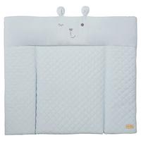 Wickelauflage Bear Blau ca. 85x75cm - Hellblau, KONVENTIONELL, Textil (85/4/75cm) - Roba
