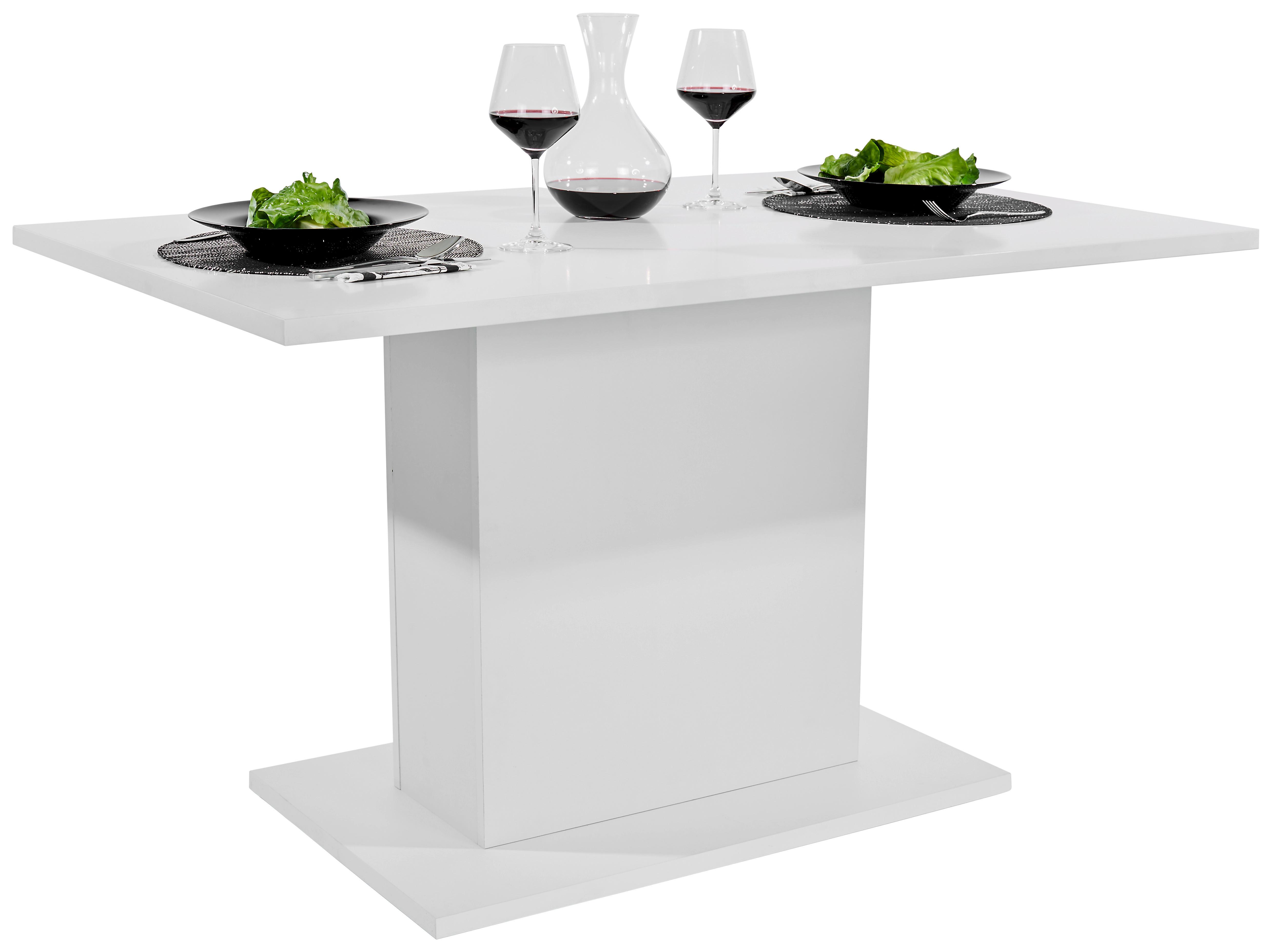 Stol Za Blagovaonicu Oskar 138 - bijela, Moderno, drvni materijal (138/76/80cm) - Based