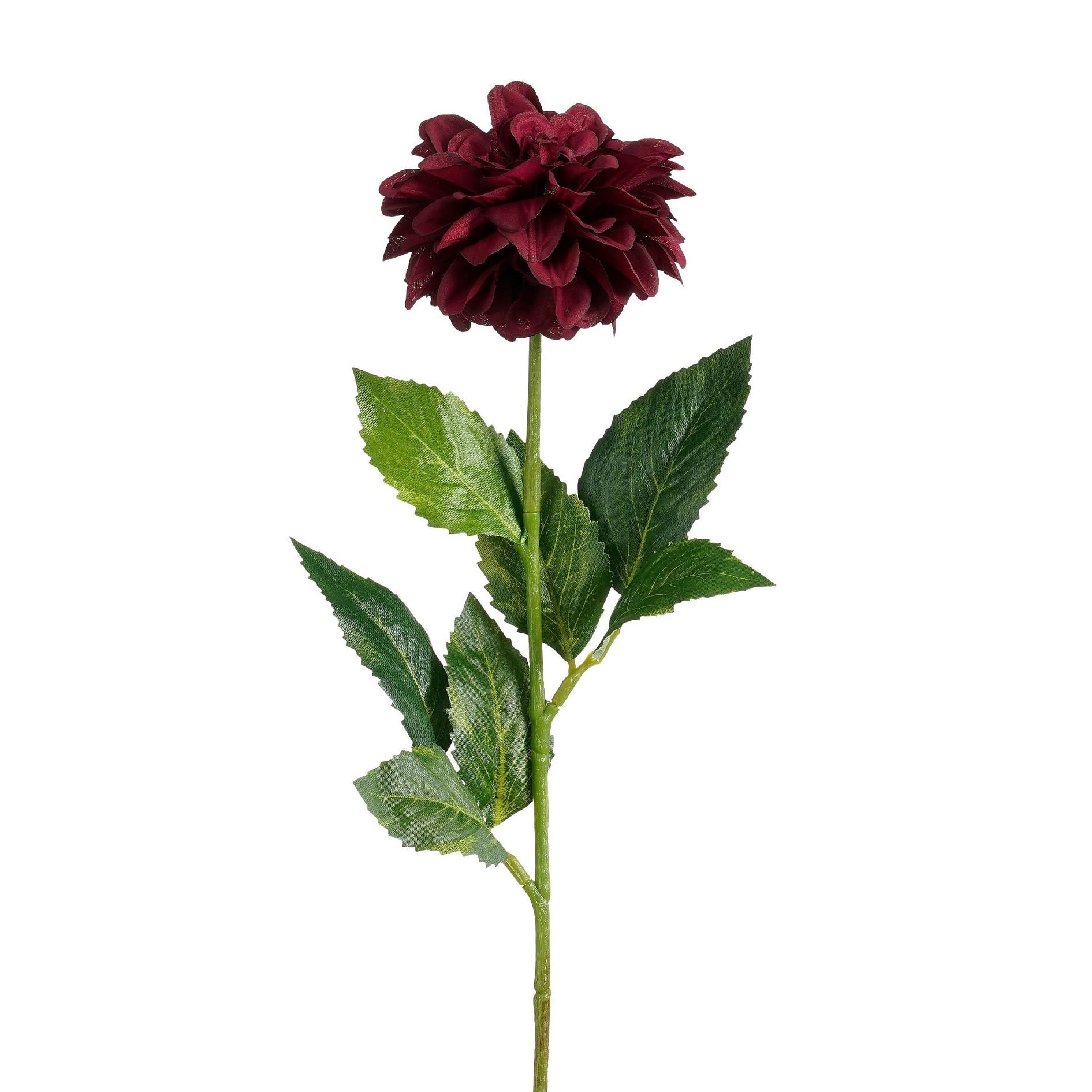 Umetna Roža Dalija - bordo, Moderno (57cm) - Mömax