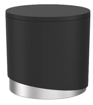 Kozmetikai Rendszerező Chris - fekete, Modern, műanyag/fém (12/10,1cm) - Premium Living
