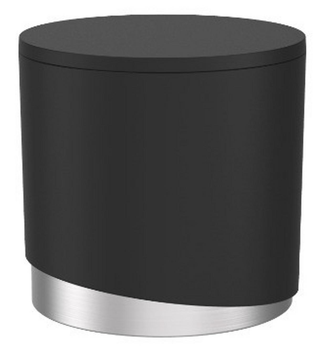 Kosmetik-Organizer Chris in Schwarz - Schwarz, Modern, Kunststoff/Metall (12/10,1cm) - Premium Living