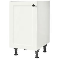 Spülenunterschrank Cascada Weiß - Schwarz/Weiß, MODERN, Holzwerkstoff/Metall (45/87/56cm) - Nobilia
