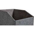 Box Nadine in Grau ca. 36x23,5x23 cm - Dunkelgrau, Textil (36/23,5/23cm) - Bessagi Home Box Nadine in Grau ca. 36x23,5x23 cm - Dunkelgrau, Textil (36/23,5/23cm) - Bessagi Home