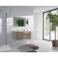 MASCĂ PENTRU LAVOAR IRIS - taupe/antracit, Modern, material pe bază de lemn (100/51/46cm)