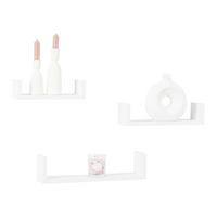 Wandboardset U-Bord in Weiss - Weiss, Modern (42/10/10cm) - Mömax