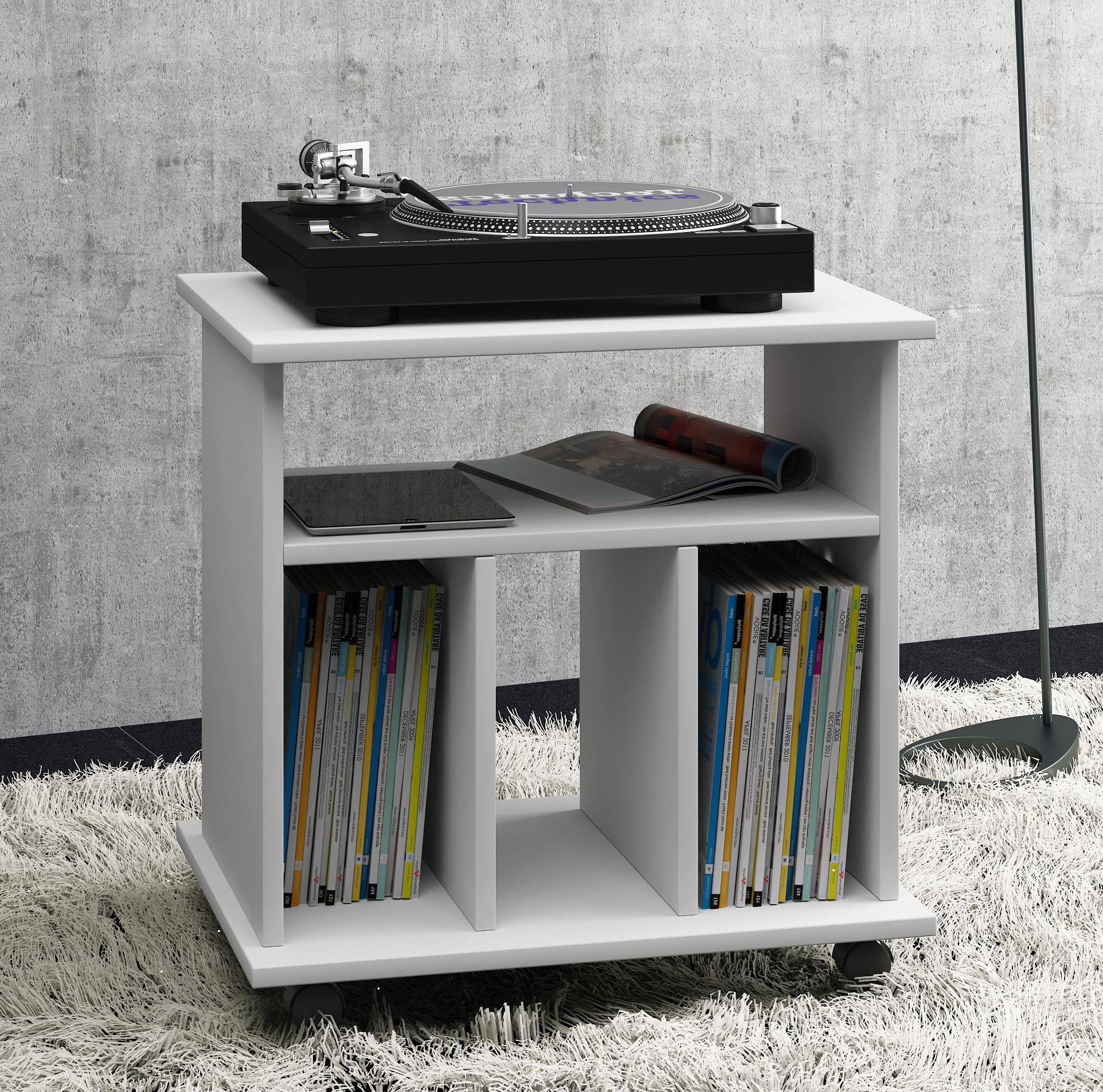 Regal Retal, Bela, 60 Cm - bela, Basics, leseni material/les (60/59/45cm) - MID.YOU
