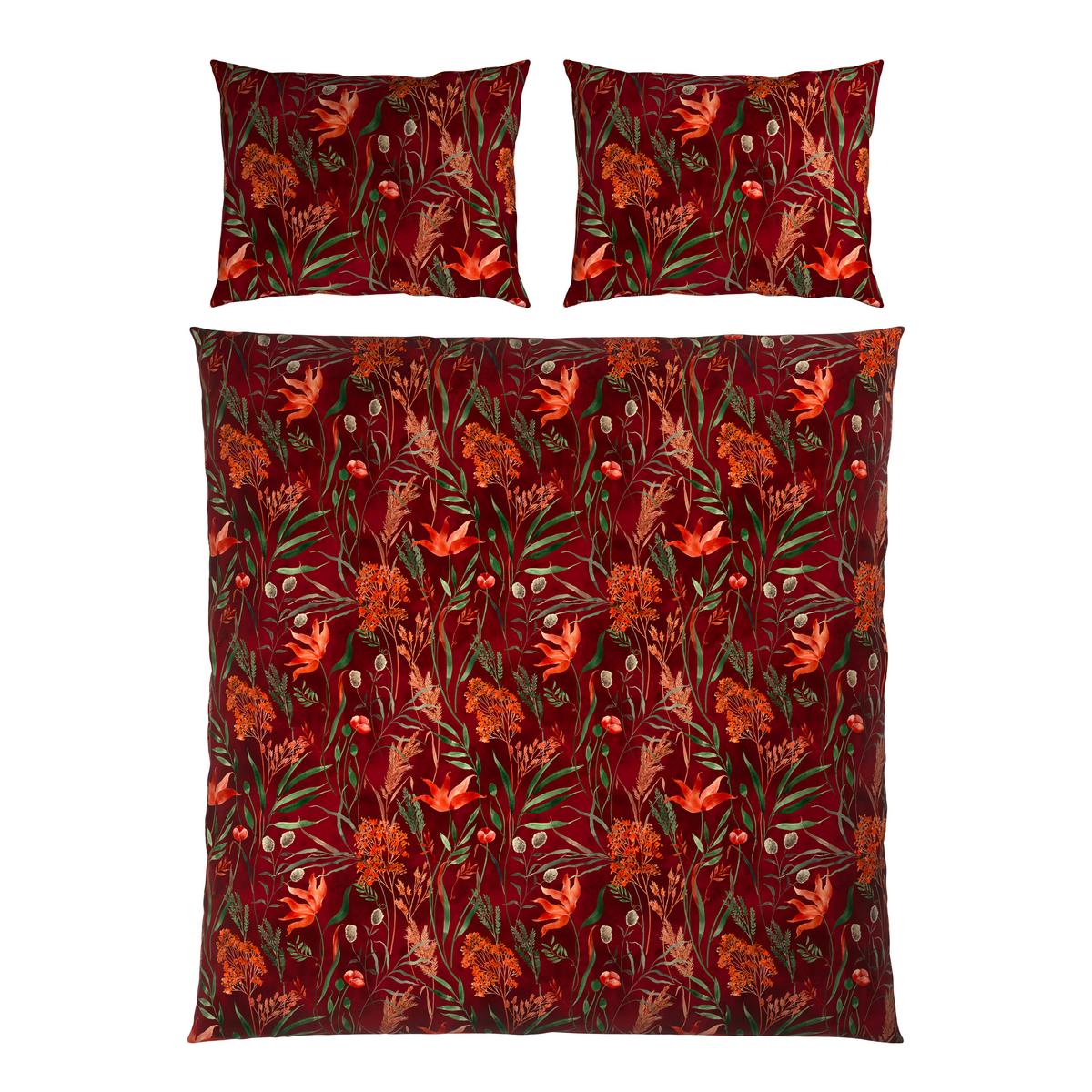 Bettwäsche Nora XXL Rot ca. 200x220cm - Rot, MODERN, Textil (200/220cm) - Mömax
