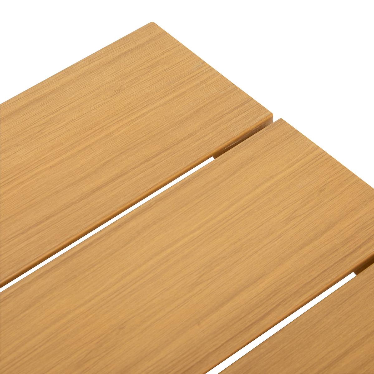 KOMPLET MEBLI TARASOWYCH ARIANNA - czarny, Modern, tworzywo sztuczne/metal (228/74/74cm) - Bessagi Garden