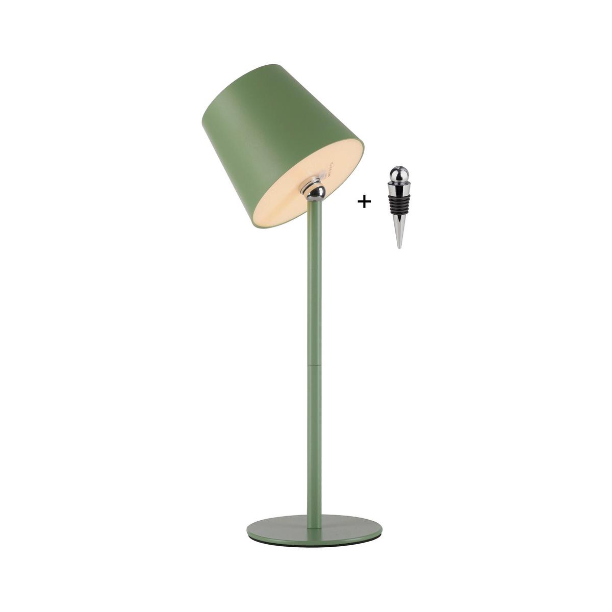 LAMPA STOŁOWA LED 19251-43 BOTERIA - zielony, Modern, tworzywo sztuczne/metal (11/11/37cm)