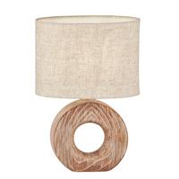 LAMPA STOŁOWA 50609 HANKE - Natur, ceramika (22/13/31cm) - Fischer & Honsel