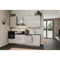 Blok Kuhinja Sa Uređajima Lara - boja aluminijuma/kapućino, Moderno, pločasti materijal (270/240/60cm) - Modern Living