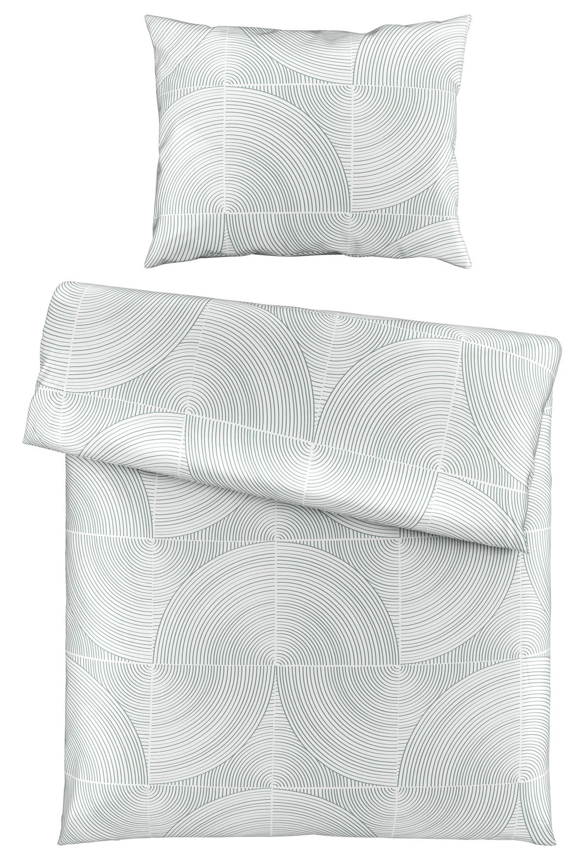 BETTWÄSCHESET CIRCLES - Beige, Modern, Textil (160/210cm) - Modern Living