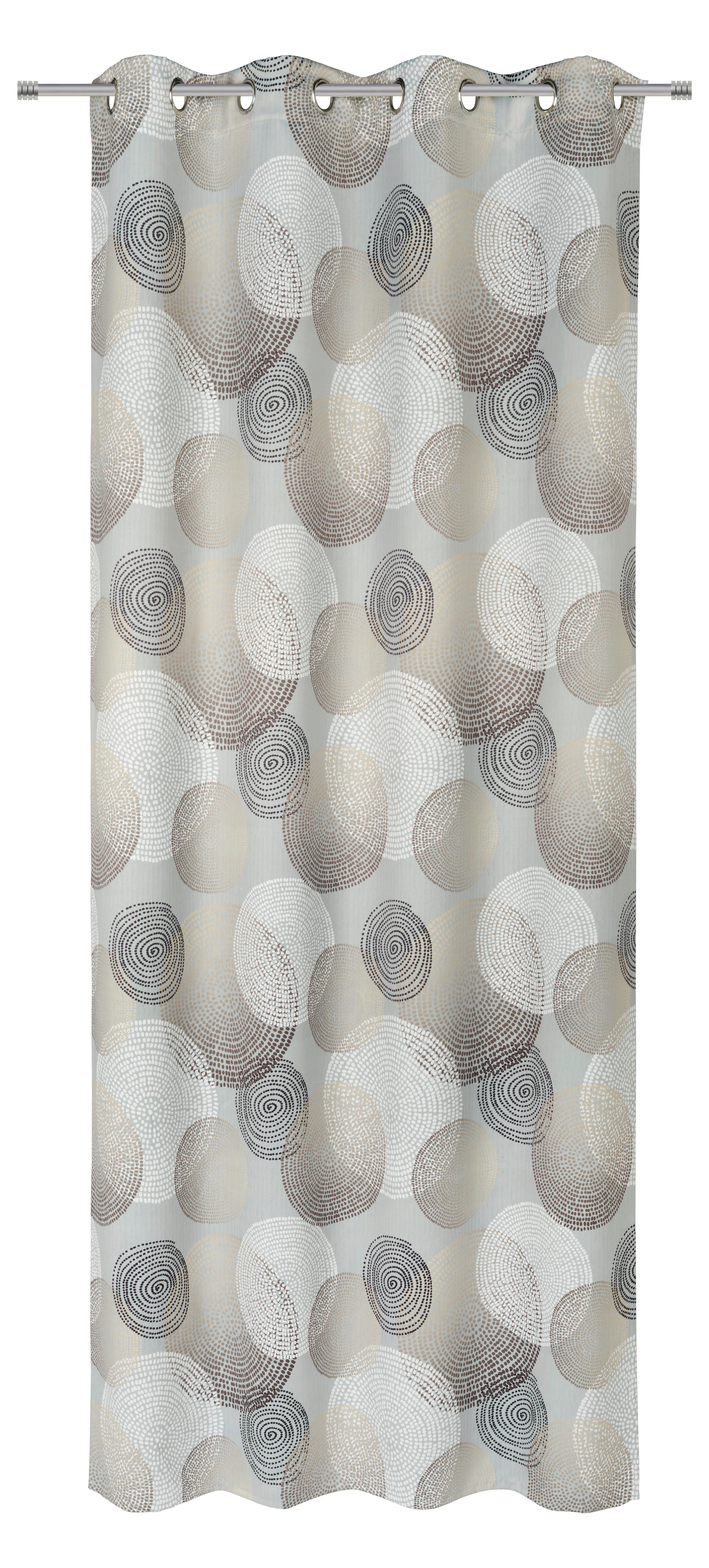 ZASŁONA NA PRZELOTKACH MIRAGE - kolor naturalny, Basics, tkanina (135/245cm) - Esposa