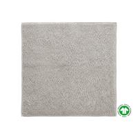 Badematte Bio Hanna in Grau ca. 60x60cm - Taupe, Natur, Textil (60/60cm) - ecoTree
