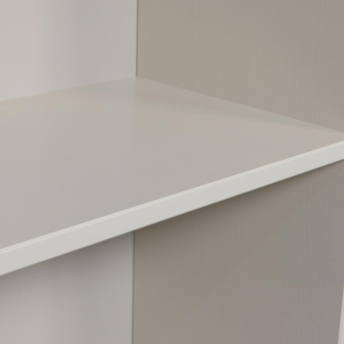 Mehrzweckschrank Meggy Grau B: 108 cm - Grau, Design, Holz (108/215/40cm) - Livetastic