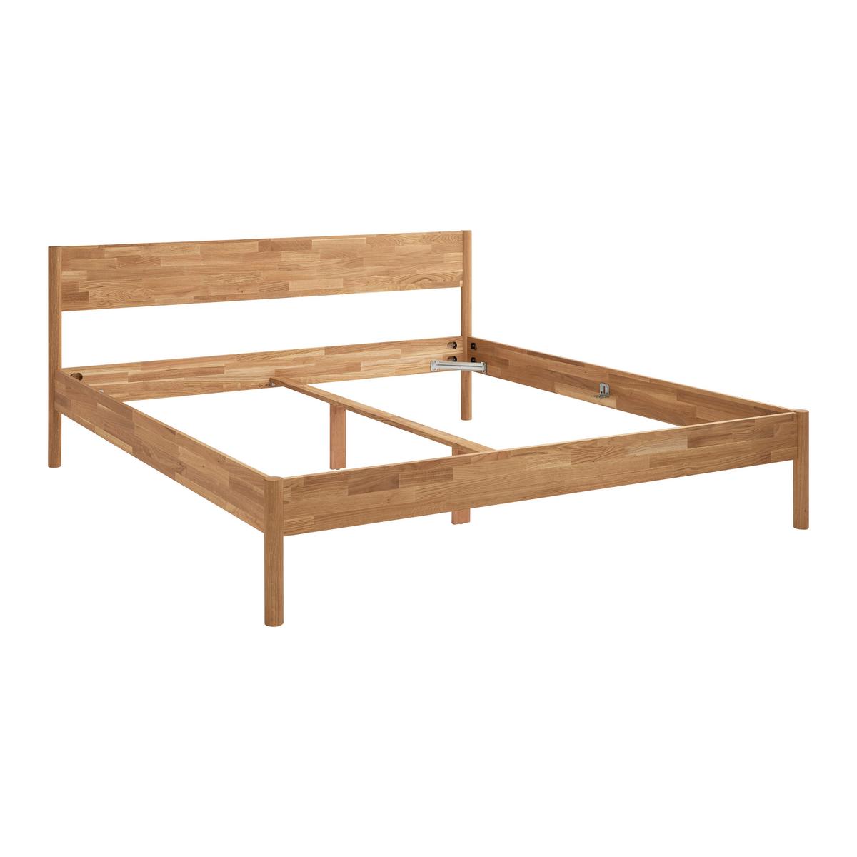 Bett Waden Eichefarben ca. 160x200cm - Eichefarben, KONVENTIONELL, Holzwerkstoff (167.3/85/208cm) - Zandiara