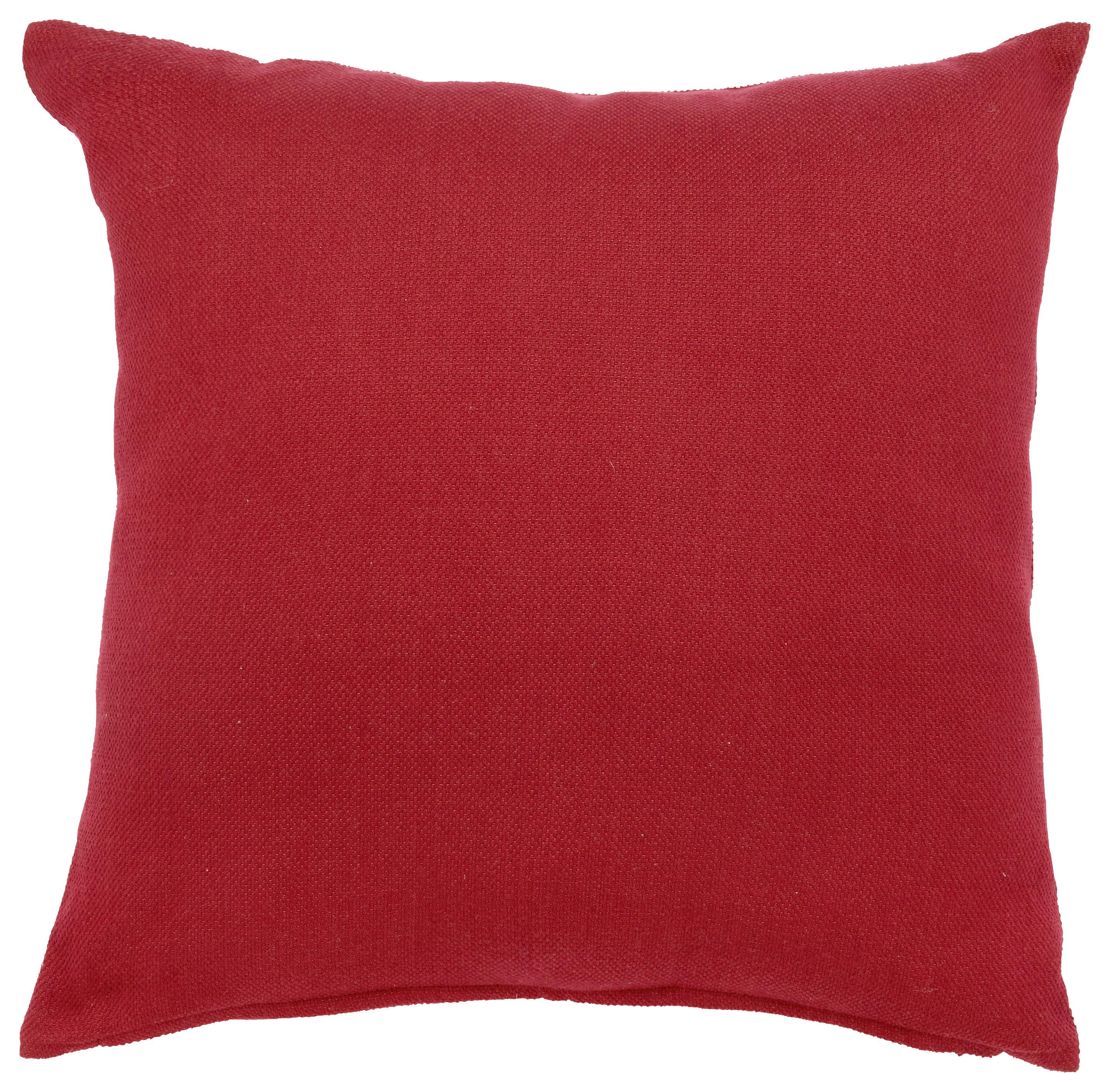Díszpárna Chris 50/50cm - bordó, Modern, textil (50/50cm) - Premium Living