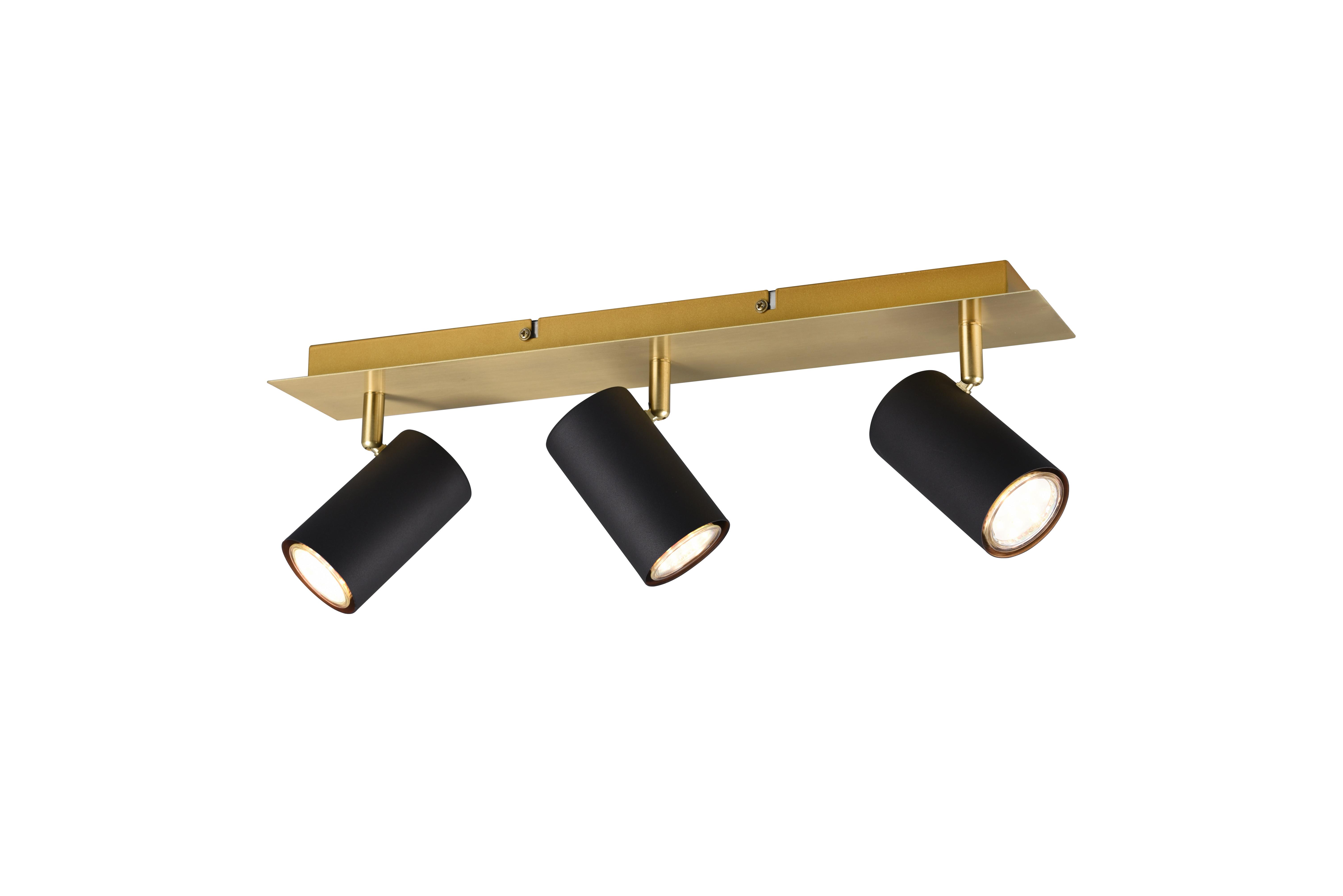 Strahler Marley Goldfarben max. 35 Watt - Goldfarben/Schwarz, Basics, Metall (48/9/15cm) - Trio Leuchten