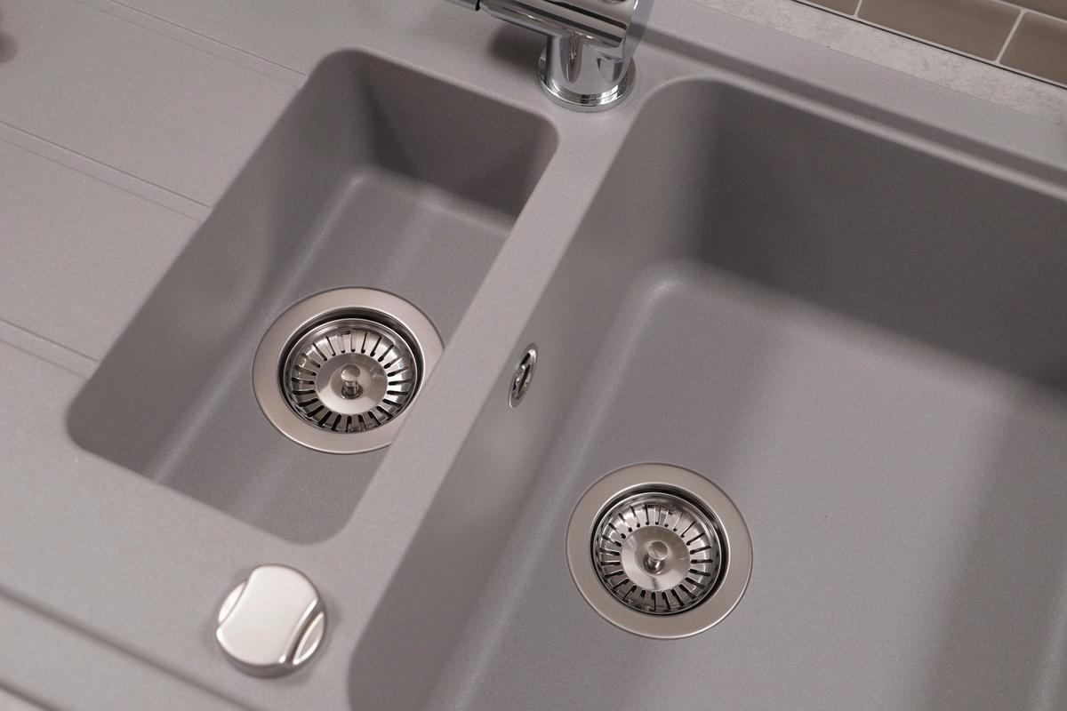 Pomivalno Korito Austin, 100x50cm - siva, Design, kamen (100/20/50cm) - Respekta