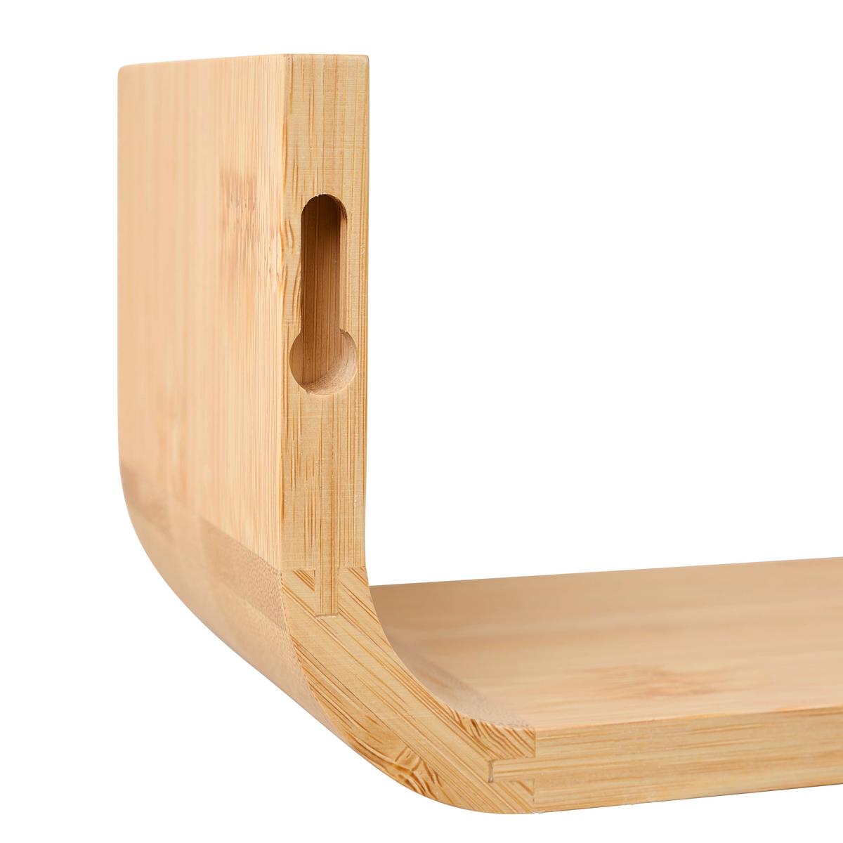 Bonnie Set Zidnih Polica 3/1 - prirodne boje, Natur, prirodni materijali (30/40/50/10/10/10/10/10/10cm) - Based