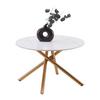SOFFBORD MARBELLA - vit/guldfärgad, Modern, metall/keramik (70/70/44cm) - Mömax